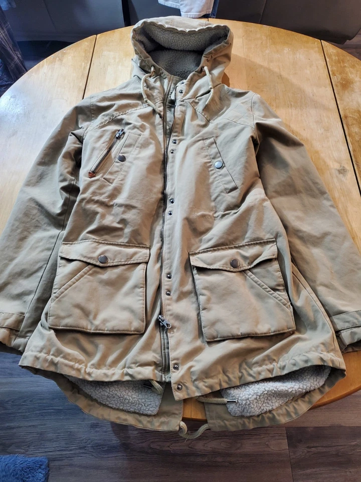 VOLCOM Womens Walk On By Sherpa Lined Water Resistant Heavy Warm Coat Size XL 16 - Image 1 of 4
