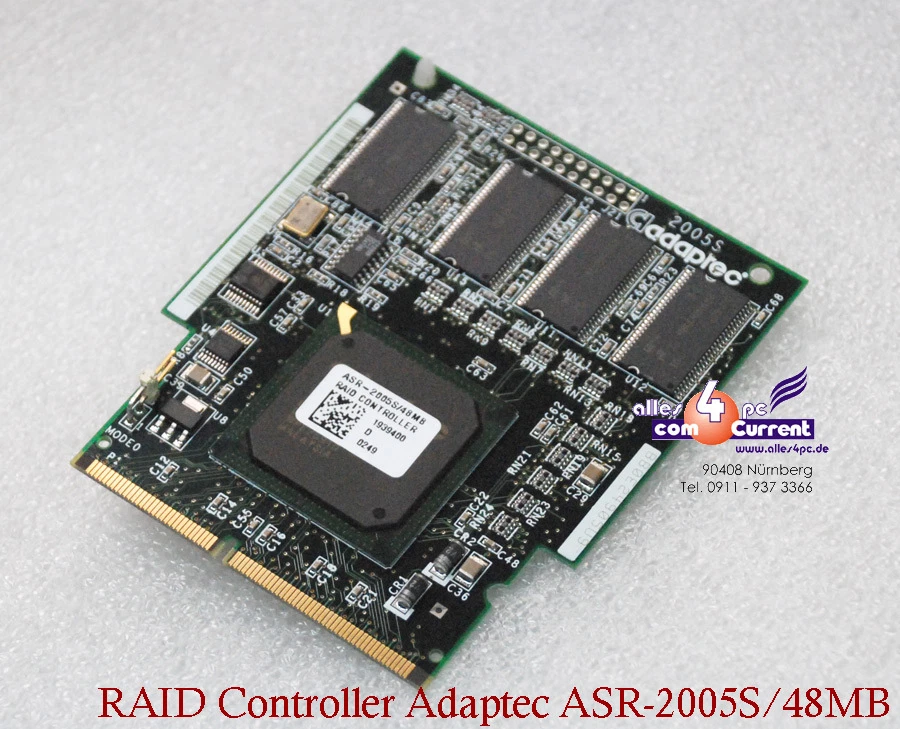 Adaptec SCSI Raid Controller Asr-2005s/48mb Small PCI #26 - Image 1 of 1