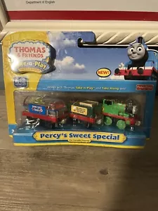 New 2009 PERCY'S SWEET SPECIAL Thomas & Friends Take N Play Diecast Trains RARE - Picture 1 of 7