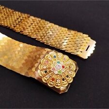 Thai Traditional Gold Plated Belt Buckle Costume Wedding Dress Antique Product