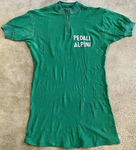 VTG 1971 Pedali Alpini Original Cycling Jersey Kit III BEAUTIFUL Med LRG ORIGINL - Picture 1 of 8
