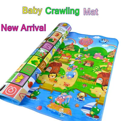Baby Kids Crawling Carpet Fantasy Kingdom Cartoon Print Play Game Picnic Mat • 16.99$