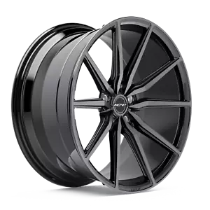 20 inch INOVIT Frixion5 Wheels Black Dark Tint Finish 20x8.5 Rims PCD 5x114.3 - Picture 1 of 9