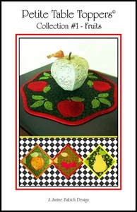 Colección Petite Table Toppers #1 Frutas de Janine Babich - Imagen 1 de 2