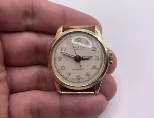 Vtg New Old Stock WWII Era Imexco Mechanical Watch, Swiss, Original Lume, 1940s - Picture 1 of 7