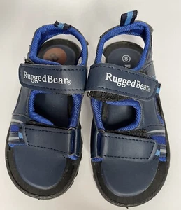 Robuste Bärensandalen Größe 8 Kleinkind blau/schwarz Jungen oder Mädchen Sommerurlaub - Bild 1 von 6