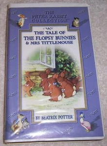 The Tale of The Flopsy Bunnies & Mrs Tittlemouse VHS Peter Rabbit Beatrix Potter - Picture 1 of 2