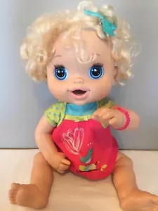 Hasbro Baby Alive Puppe funktioniert sprechendes Baby 15 Zoll - Bild 1 von 2