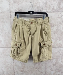 Pantalones Cortos Carga Button Fly Hollister Bronceados Para Hombre Talla 30 De Colección Y2K Gorpcore Utilidad - Imagen 1 de 14