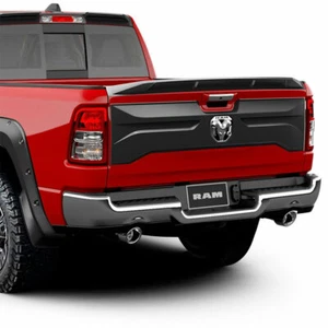 Fits 19-24 Ram 1500 Air Design Tailgate Applique Panel Cover Satin Black CH07A17 - Picture 1 of 10