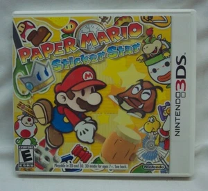 PAPER MARIO Sticker Star Nintendo 3DS VIDEO GAME Complete - Picture 1 of 5