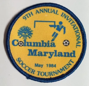 Columbia Maryland MD 1984 Soccer Tournament Clothing Souvenir Trading Patch NEW - Picture 1 of 2