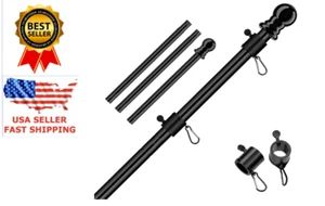 7 FT Flag Pole Heavy Duty Metal Garden Portable Handheld (Clearance Original $22 - Picture 1 of 7