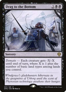 MTG Drag to the Bottom Dominaria United 91 Regular Rare - Picture 1 of 3