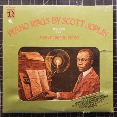 (New) SCOTT JOPLIN Piano Rags By 2LPs 1974 *SEALED* Vinyl Joshua Rifkin UNOPENED - Image 1 of 2