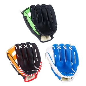 Baseball Gloves with Soft Solid PU Leather Thickening Pitcher Softballs Gloves - Picture 1 of 11