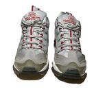 Sketchers Sport Trail Women's Sneakers Size 6.5. Gray and red, reflective upper.