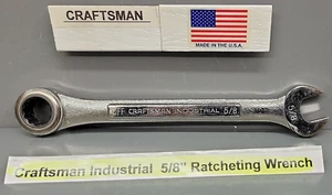 Craftsman Industrial 24587 5/8" Series VA Ratcheting Wrench New Old Stock USA - Bild 1 von 10