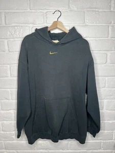 Vintage 90s Nike Center Swoosh Hoodie XL Hunter Green - Picture 1 of 5