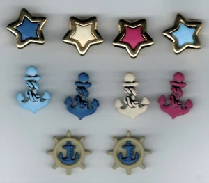 ANKER WEG KNÖPFE Segeln Maritim Scrapbooking Nähen Karten basteln Stempeln - Bild 1 von 1