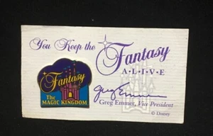 Prendedor Disney You Keep The Fantasy ALIVE The Magic Kingdom  - Imagen 1 de 3