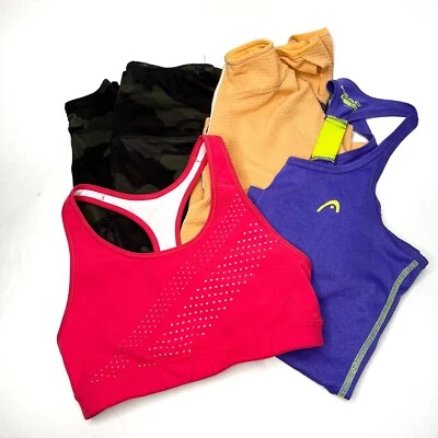 Лот из 4 Activewear комплект RBX голова чемпион леггинсы топы бюстгальтер женщин размер маленький - Изображение 1 из 4