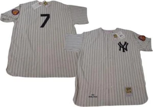 Neu 1952 Mickey Mantle #7 Yankees Herren Mitchell & Ness AUTHENTISCH Wolltrikot $250 - Bild 1 von 11