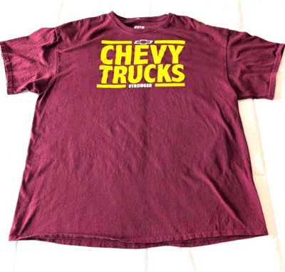 Мужская футболка GM Chevy Trucks Stronger Screened Shir XXL 5651 - Изображение 1 из 4
