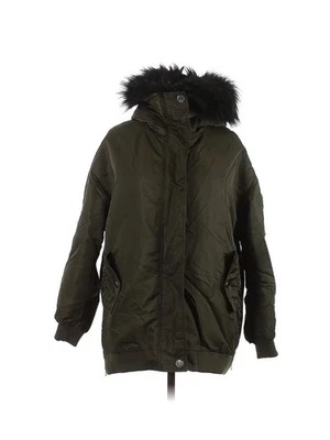 MAJE Gero Faux-Fur Trim Bomber Jacket - FR 36 / US 4 - Image 1 of 2