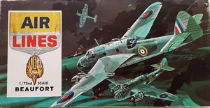 AIR LINES Model Kit BRISTOL BEAUFORT Torpedo Bomber 1:72 Scale - #7907 - New - Picture 1 of 1