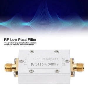 Wide Frequency Range 1420MHz Low Pass Filter for Ham Radio Enthusiasts - Photo 1/12