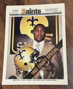 1982 Sounds Of The New Orleans ￼Saints Football Draft Special Program  VOL 14 #3 - Picture 1 of 3