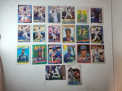 Darryl Strawberry Lot (20) New York Mets La Dodgers Topps Donruss Score  Fleer  - Image 1 of 4
