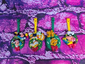 1993 Mickey's Clock Shop 4 REPLACEMENT PENDULUMS Set Mr Christmas - Picture 1 of 7