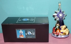 Kurt Adler Joy To The World Starlight Starbright Christmas Ornament - Picture 1 of 6