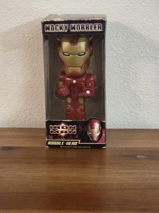 Marvel Universe: 2008 FUNKO IRON MAN Wacky Wobbler Bobble Head in original box! - Picture 1 of 9