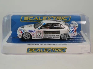 Scalextric BMW 320i #17 Brabham GOLDENEYE JAMES BOND 007 BTCC 1995 1/32 C4574 - Bild 1 von 3