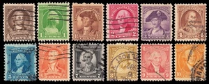 USA Scott 704-715 (1932) gebraucht G-F M - Bild 1 von 1