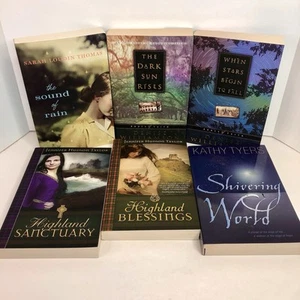 Lot of 6 Christian Historical Fiction Paperback Books Mixed Authors FREE SHIP - Picture 1 of 11