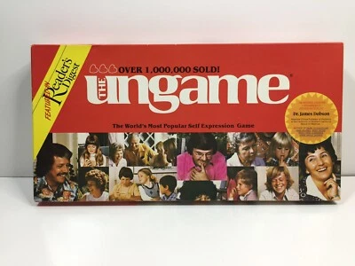 Винтажная семейная настольная игра THE UNGAME 1984 2-6 игроков возраст 5+ 100% полный комплект - Изображение 1 из 4