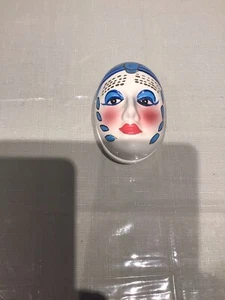 Vintage Made In Taiwan Schmuckschatulle 4”x2 1/2” Keramik - Bild 1 von 6