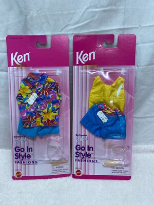 Ken Go in Style Hawaiian shirt & shorts and Beachwear tank & shorts 1996 - Image 1 of 3