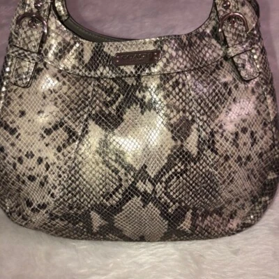 Coach purse F19678 Black And Grey - Image 1 of 4
