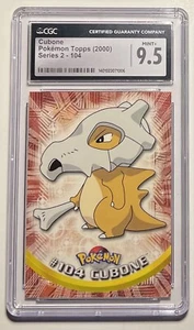 CGC 9.5 2000 Topps Pokemon TV Animation Series 2 Cubone #104 Mint+ - Bild 1 von 2