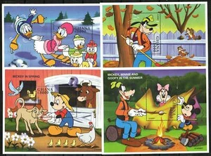 Ghana Stamp 2010-2013 - Mickey and friends by the season by Disney - Picture 1 of 1