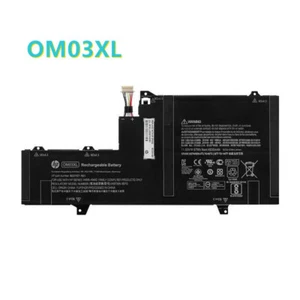 Genuine 57WH OM03XL Battery For HP EliteBook X360 1030 G2 863280-855 863167-1B1 - Picture 1 of 5