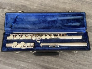 Vintage Elkhart Sterling Silver Flute w/ Name Pam Engraved on it - Picture 1 of 3