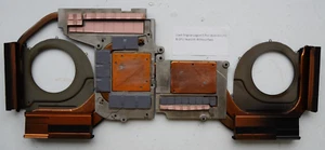 Used Original Lenovo Legion 5 Pro 16IAH7H CPU & GPU Heatsink Without Fans - Picture 1 of 3