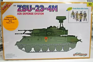 Dragon Soviet ZSU-23-4M Air Defense System + Figures Model # 9130 NEW - Picture 1 of 9
