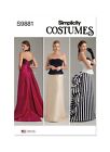 SIMPLICITY Sewing Pattern 9881 Misses Plus Ladies Women Costume Skirts 6-16